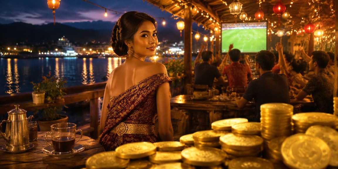 Pengguna memeriksa riwayat transaksi betting sambil minum kopi di Vietnam