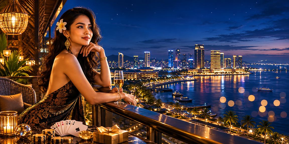 Pemain kartu menikmati permainan kasino online di Vietnam dengan ekspresi percaya diri