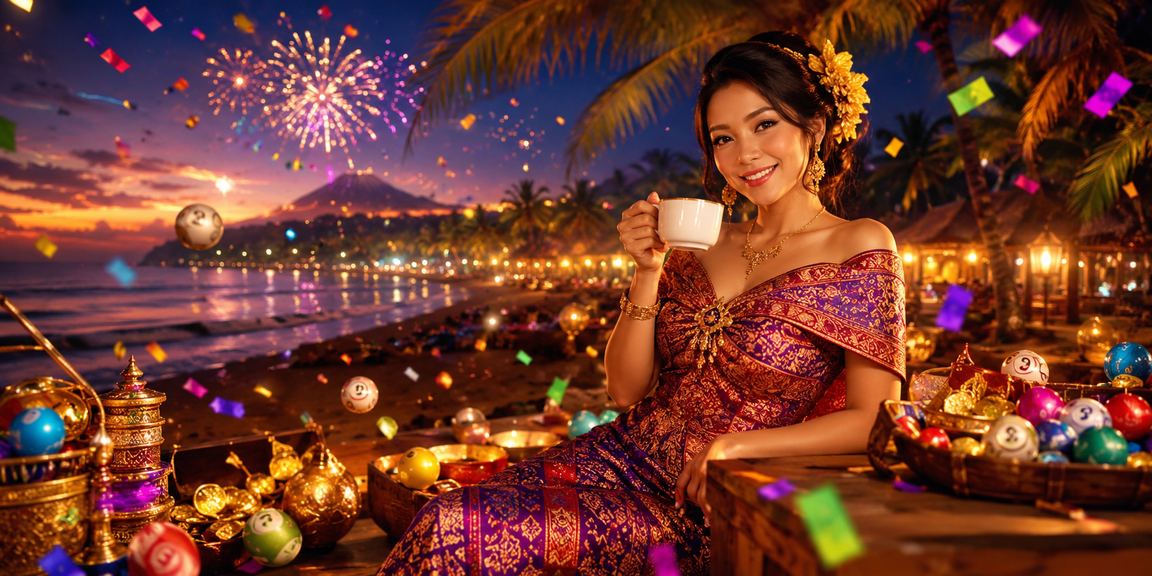Seseorang memeriksa nomor lotre dan data angka di kafe Vietnam